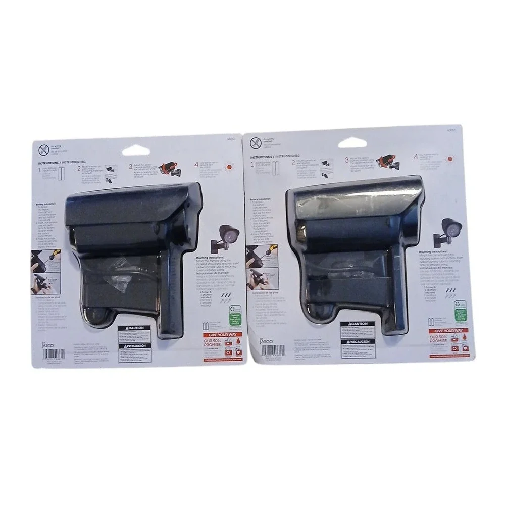 Power Gear Interior Exterior Simulated Decoy Security Camera 40661 Two (2) Pack